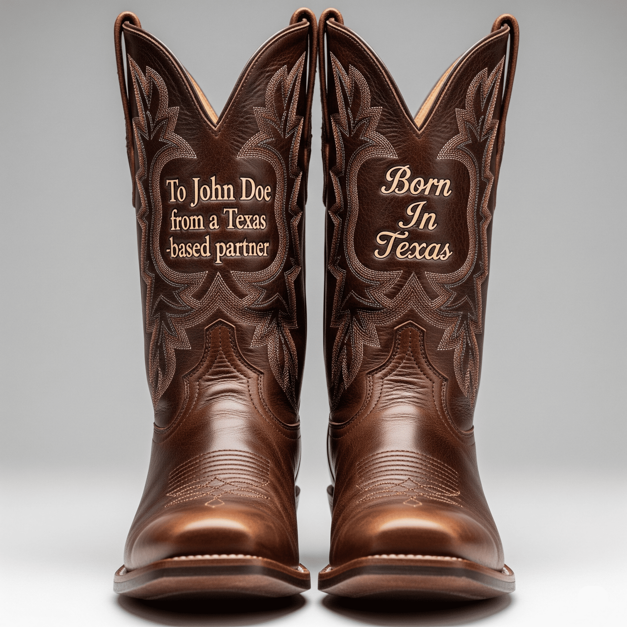 Full-size cowboy boots